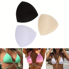 Triangle Bra Insert Pads Anti-Convex Sponge Chest Enhancer Women's Lingerie