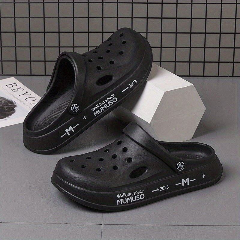 Men's Casual Slip On Hollow Out Sandals - Platform Shoes