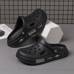 Men's Casual Slip On Hollow Out Sandals - Platform Shoes