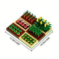 Vegetable and Fruit Garden Building Blocks DIY Model Set