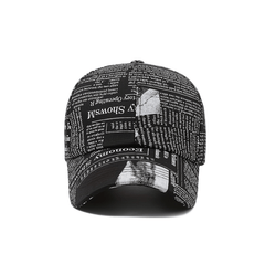 Men's Printed Hip Hop Baseball Cap Outdoor Peaked Cap Summer Hat