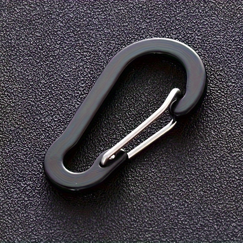 5pcs Aluminum Carabiner Clips Camping Fishing Mountaineering