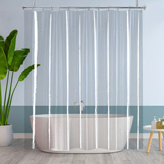 Clear Shower Curtain Liner Waterproof Lightweight Bathroom Accessory
