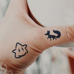 Hollow Tattoo Stencil & Dye Paste - Personality Flower Pattern