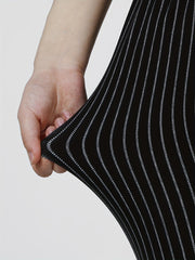 Striped Skinny Leggings Casual Stretchy Leggings Women's Clothing