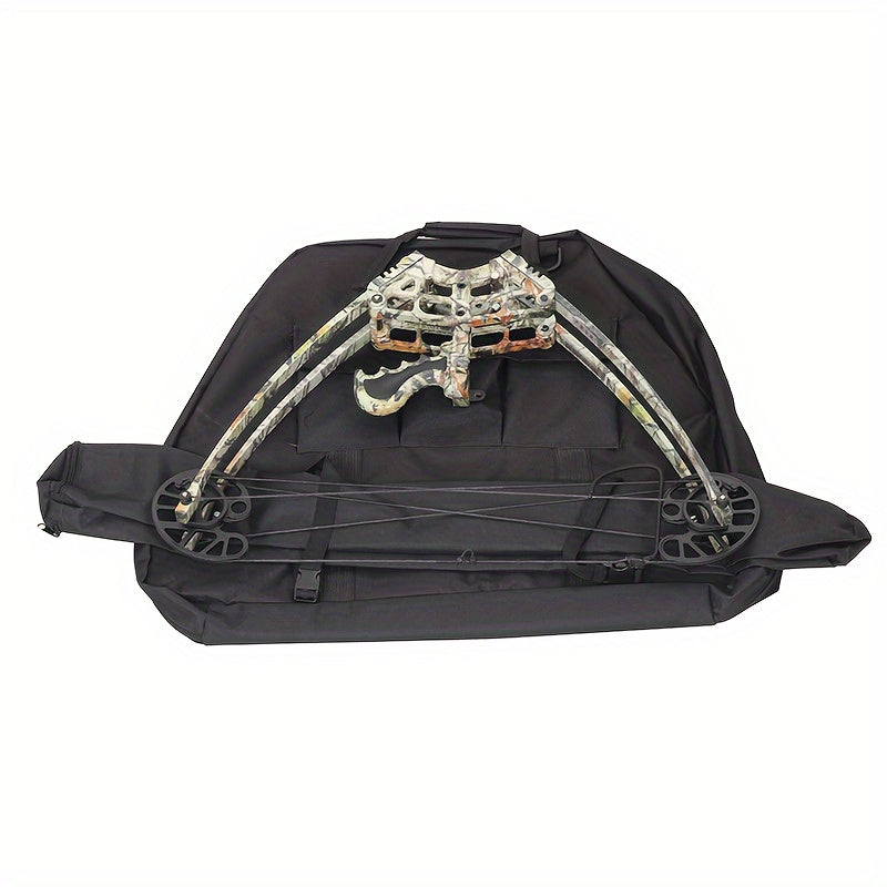 Compound Bow Case Bag with Multiple Pockets and Backpack Straps