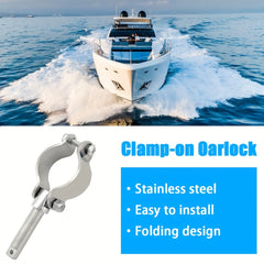 Stainless Steel 304 Paddle Holder Clamp On Oarlock