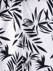 Boys Tropical Graphic Button Shirt