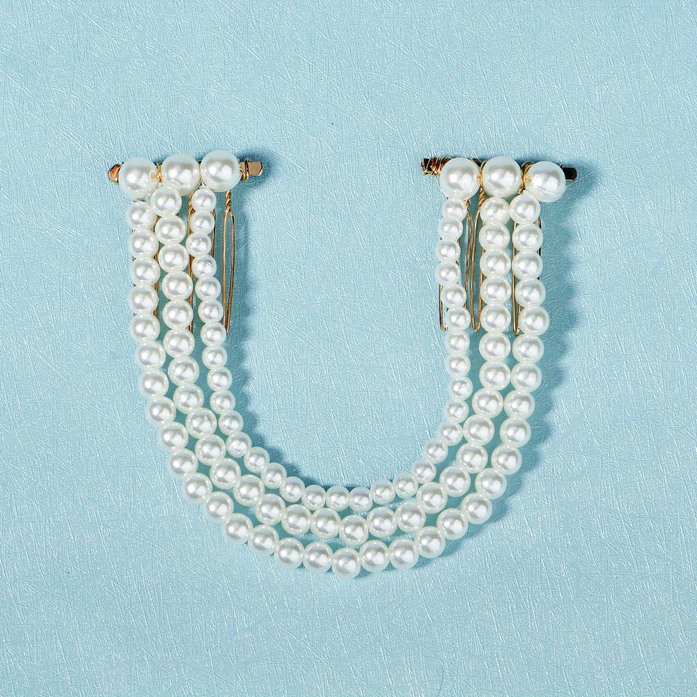 Faux Pearl Hair Comb Bridal Wedding Hairpin Party Favor Decorations Tiara