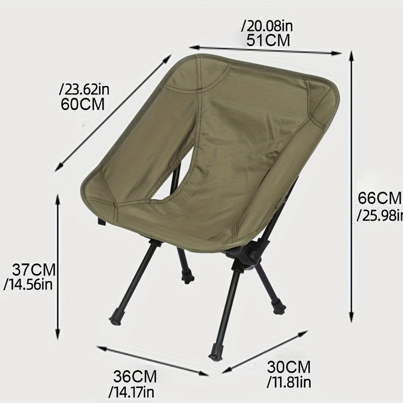 Ultralight Outdoor Camping Folding Chair Beach Fishing Moon Chair