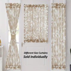 Leaves Printed American Style Partition Curtain