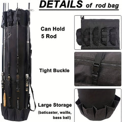 1pc Fishing Rod Bag Single Shoulder Storage Fishing Gear