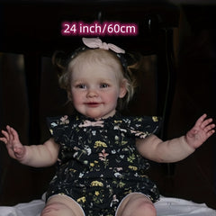Realistic Zoel Reborn Doll with Hand Rooted Hair and Visible Veins
