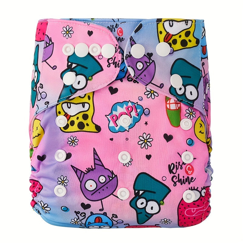Washable Diapers for Kids with Reusable Pads