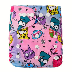 Washable Diapers for Kids with Reusable Pads