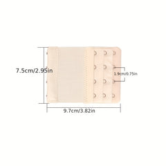 3pcs Mixed Hook Bra Extenders Adjustable Bra Straps