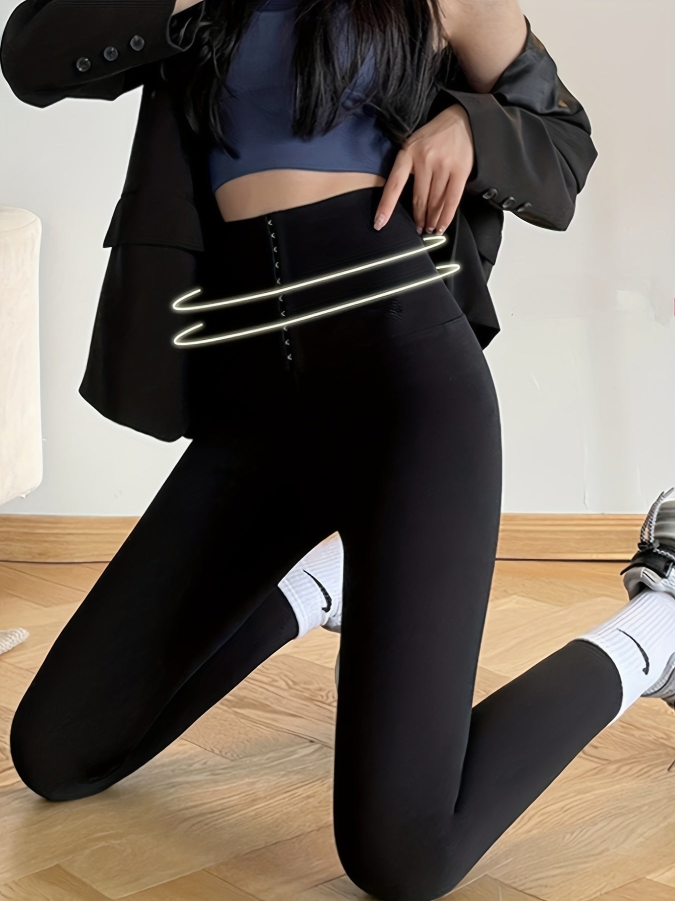 Hip Lifting High Waist Yoga Pants with Tummy Control Leggings