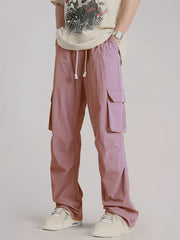 Cargo Pants Men s Flap Pocket Trousers Loose Casual Outdoor Pants