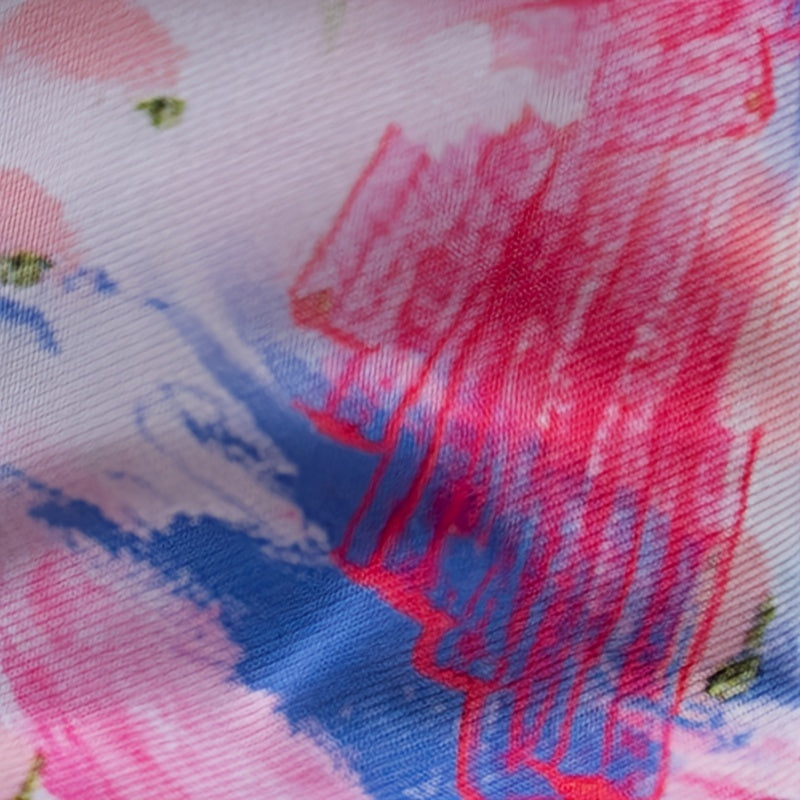 Pink Ink Reversible Bucket Hat Casual Summer Sun Hat