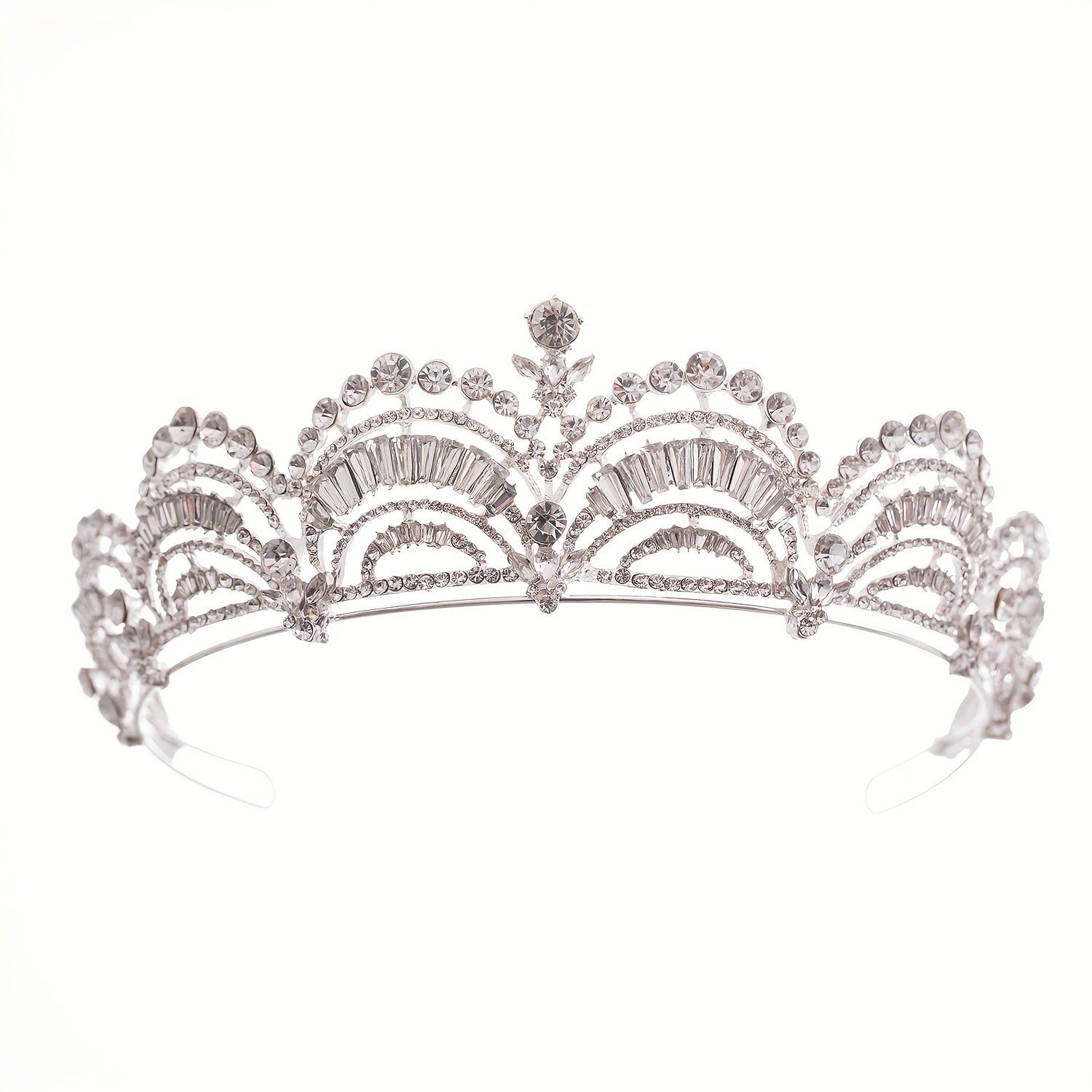 Bridal Rhinestone Tiara Crown Crystal Hairpiece