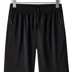 Men's Comfy Breathable Shorts Elastic Waist Drawstring Shorts