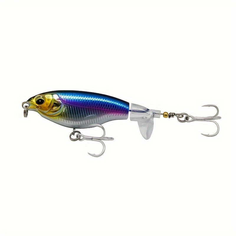 2 Whopper Popper Bait Kit, Realistic Action, Bright Colors