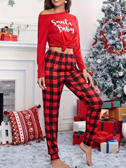 Christmas Sexy Lounge Set Women's Plus