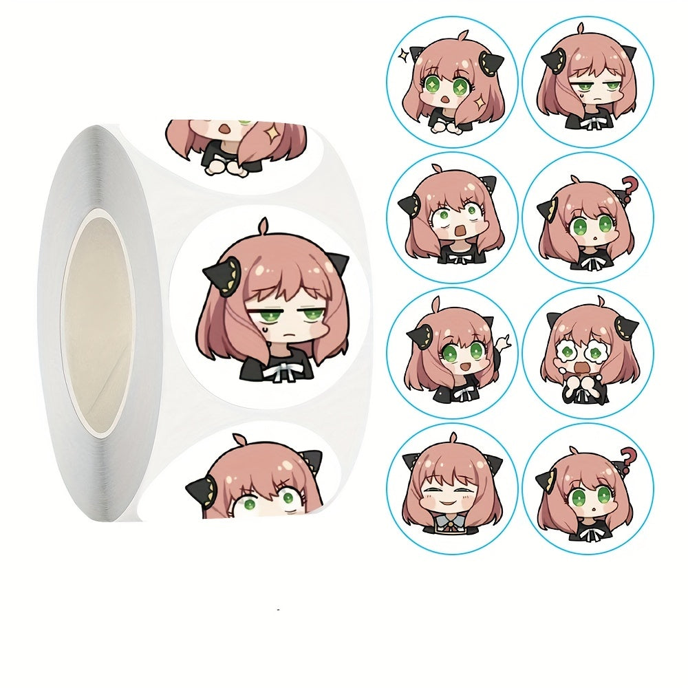 500pcs Anime Cartoon Stickers for Student Stationery Encouragement
