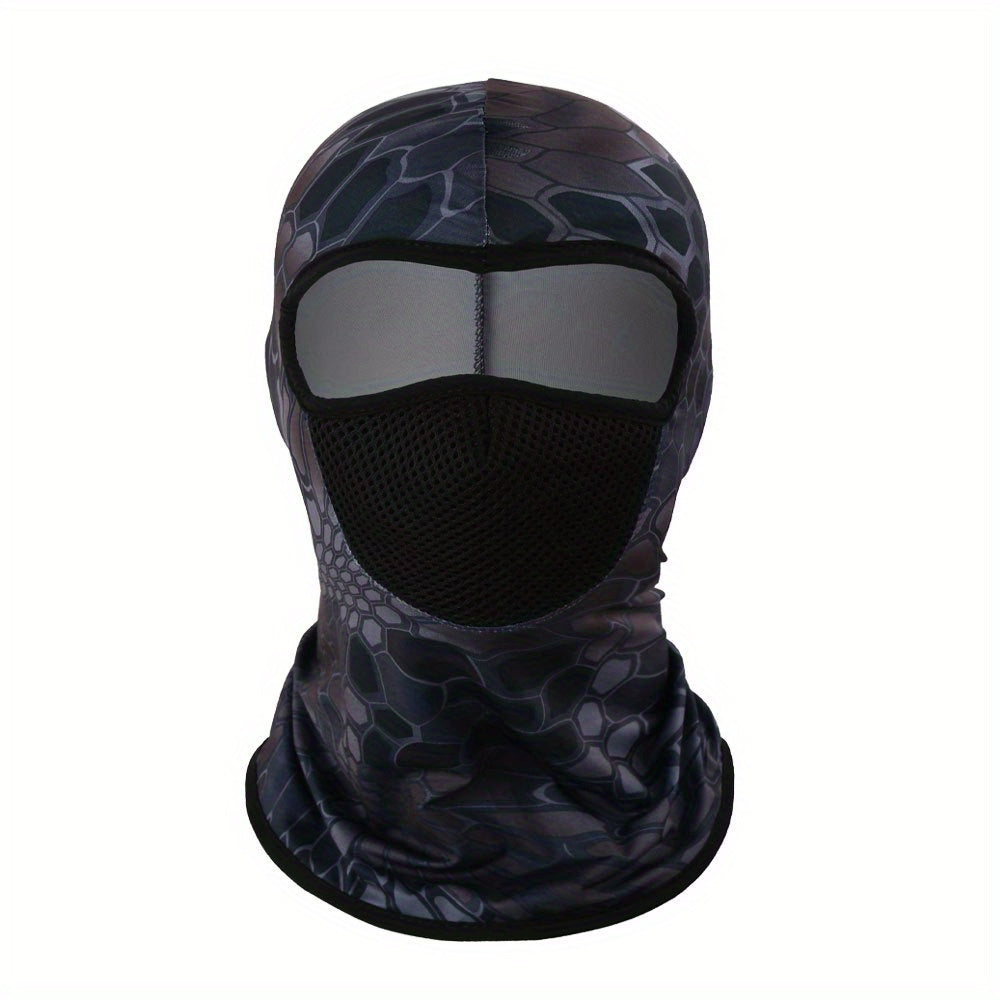 Outdoor Multifunctional Protective Headgear Full Face Mask Windproof Sunshade