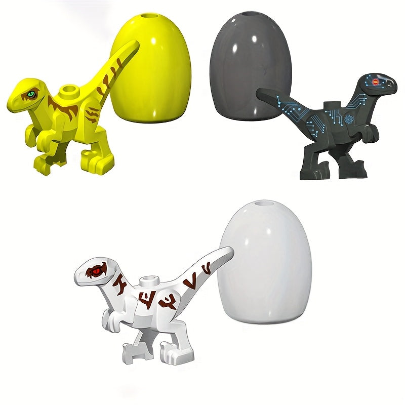 2pcs Dinosaur Block Set - Fun Mini Dinosaur Egg Building Block Toys