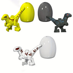 2pcs Dinosaur Block Set - Fun Mini Dinosaur Egg Building Block Toys