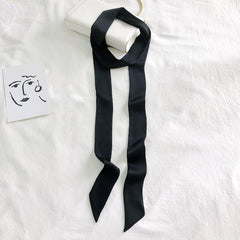 Silk Scarf Tie Bag Handle Hair Small Ribbon Headband Decorative Scarf