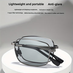 Men's Polarized Square Sunglasses for Holiday Party