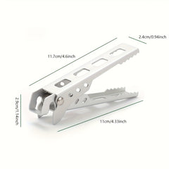 Outdoor Aluminum Anti Scalding Pot Clip for Camping BBQ Kitchen Picnic