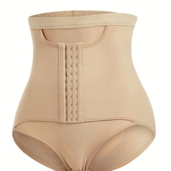 Tummy Control Shaping Panties Front Buckle Slimming Underwear