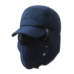 Winter Warm Hat with Mask, Plus Velvet Thickened, Ear Protection