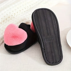 Plush Lined Slip On Indoor Shoes - Warm & Comfortable Slippers