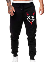 Men s Personality Print Casual Drawstring Stretch Comfort Sweatpants