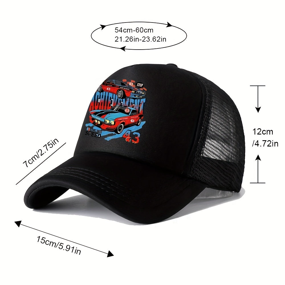 Colorful Print High Hat Baseball Cap Unisex Sunshade Hip hop Cap