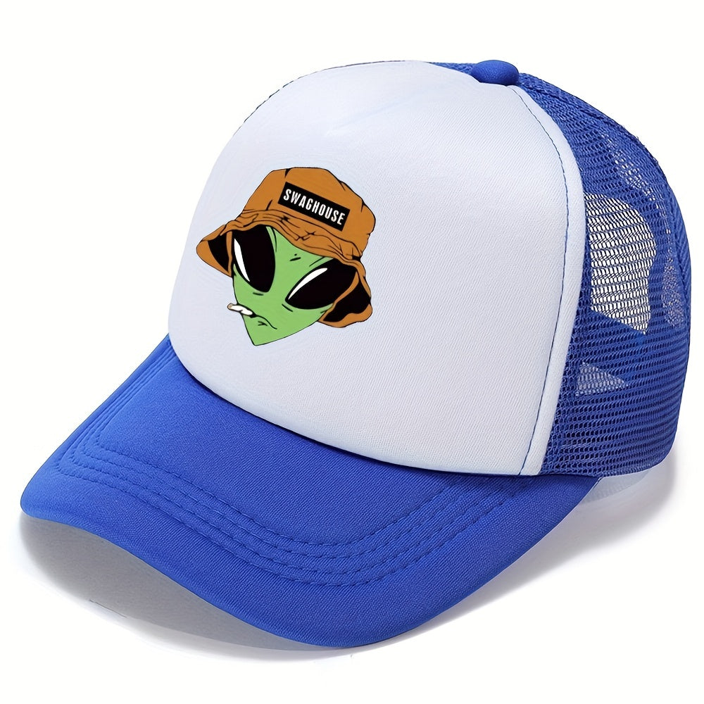 Mesh Breathable Sunshade Sports Trucker Cap Summer Sunscreen Mesh Hat