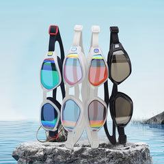 Waterproof Anti Fog PC Swimming Goggles For Kids And Adults