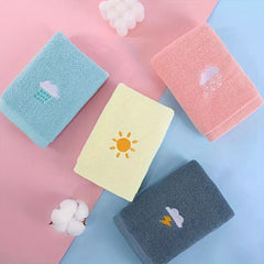 Embroidered Padded Towel for Camping