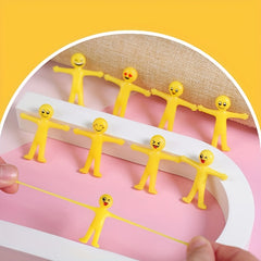 20 Yellow Stretchable Cartoon Toys for Children Over 3 Years Old