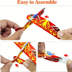 30pcs Colorful Foam Airplane Set for Party Favors and Rewards