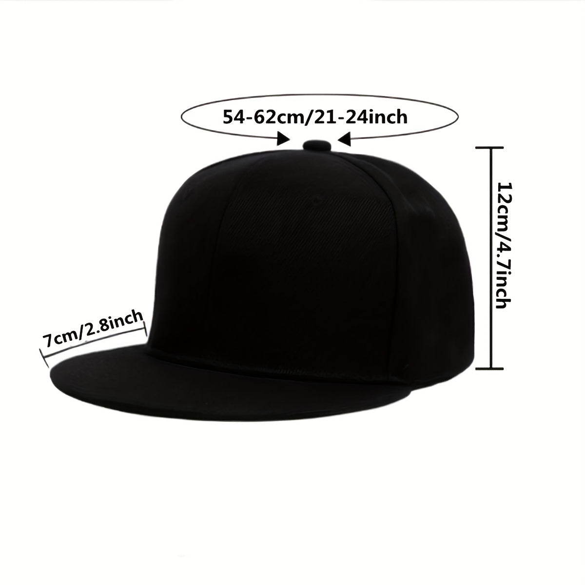 Adjustable Hip Hop Baseball Cap for Men and Women