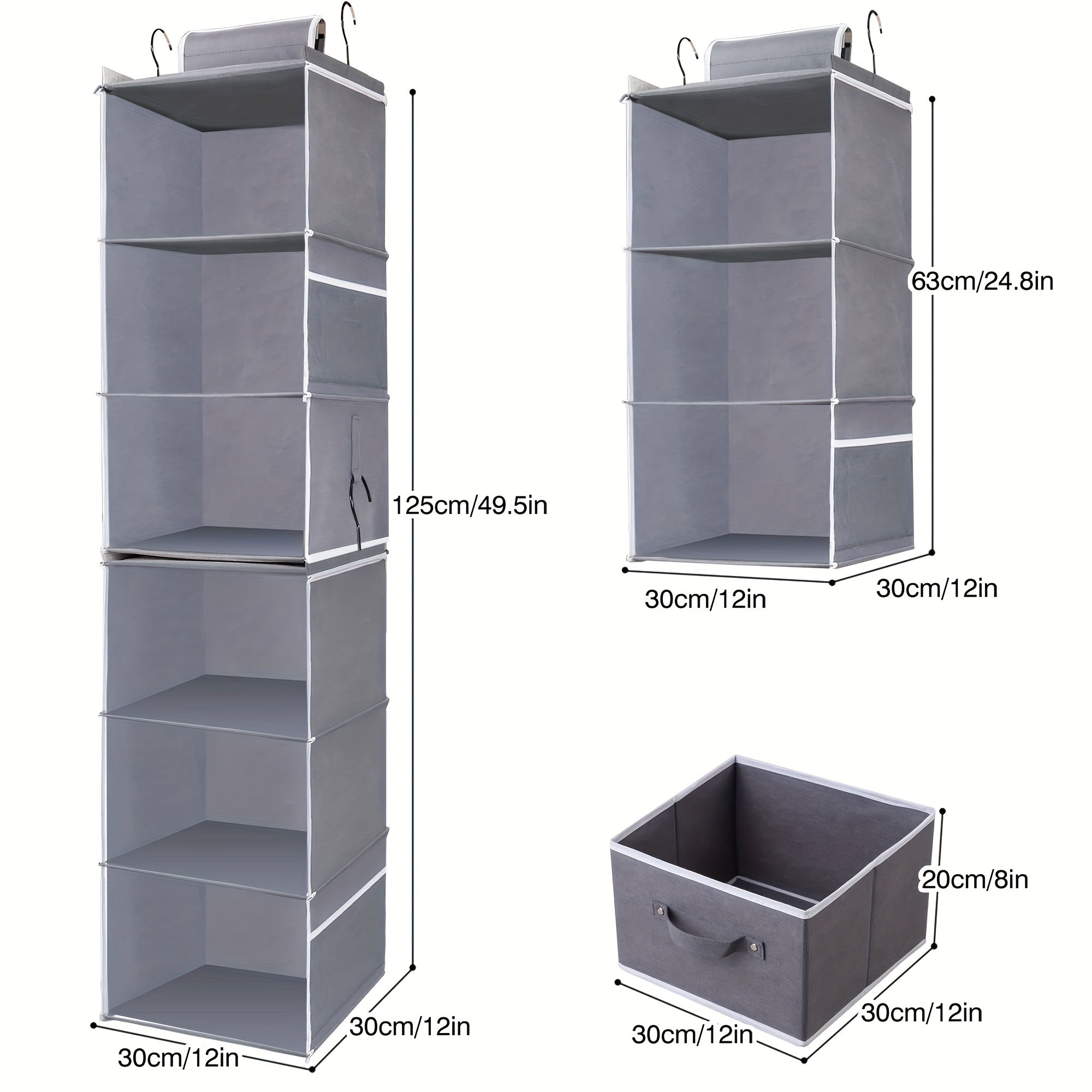 Maximize Closet Space Hanging Organizer