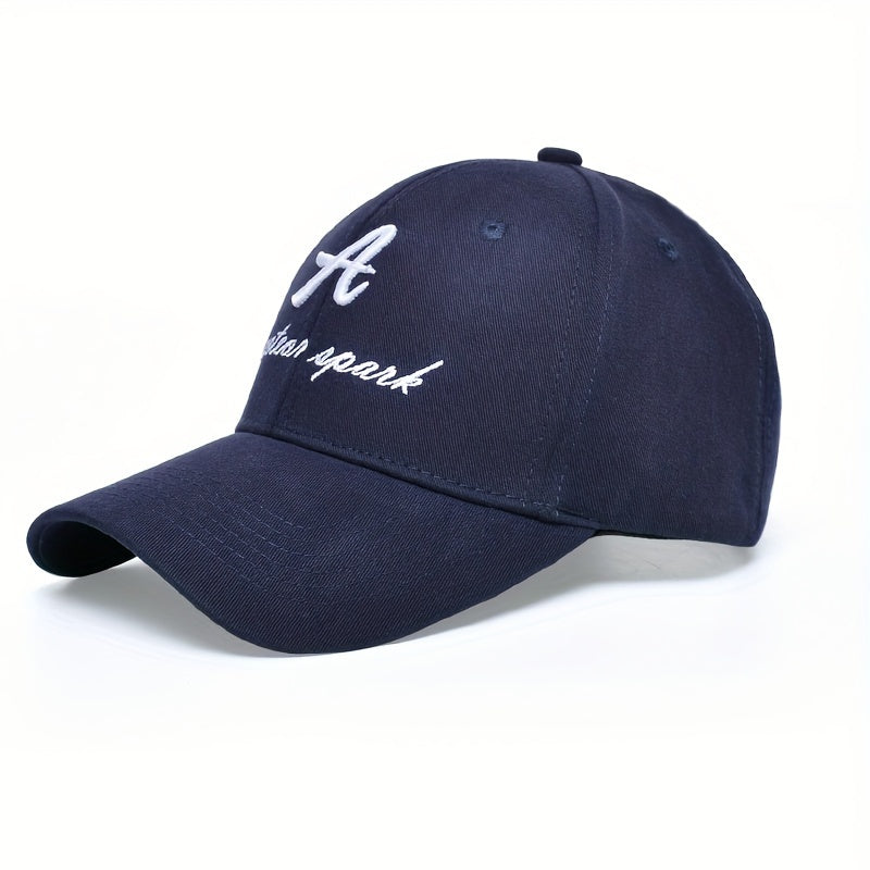 Letter Embroidered Baseball Cap Outdoor Sunscreen Dad Hat