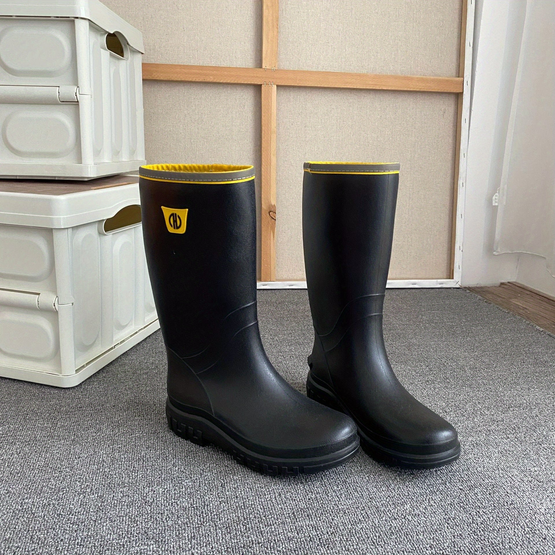 Women's Knee High Rain Boots Waterproof Outdoor Antiskid Water Shoes