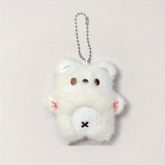 Cartoon Squeaky Bear Keychain Small Doll Key Chain Pendant Ornament