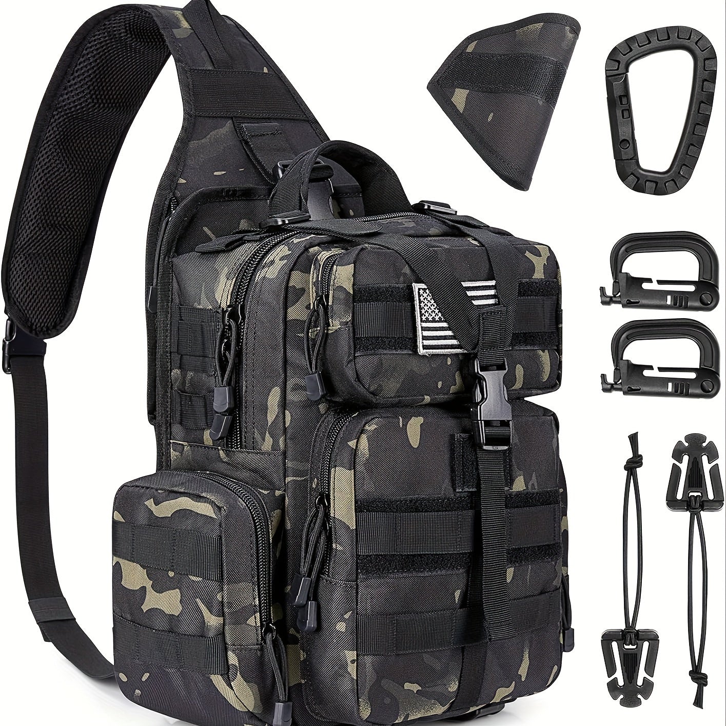 900D Waterproof Chest Pack for Outdoor Travel